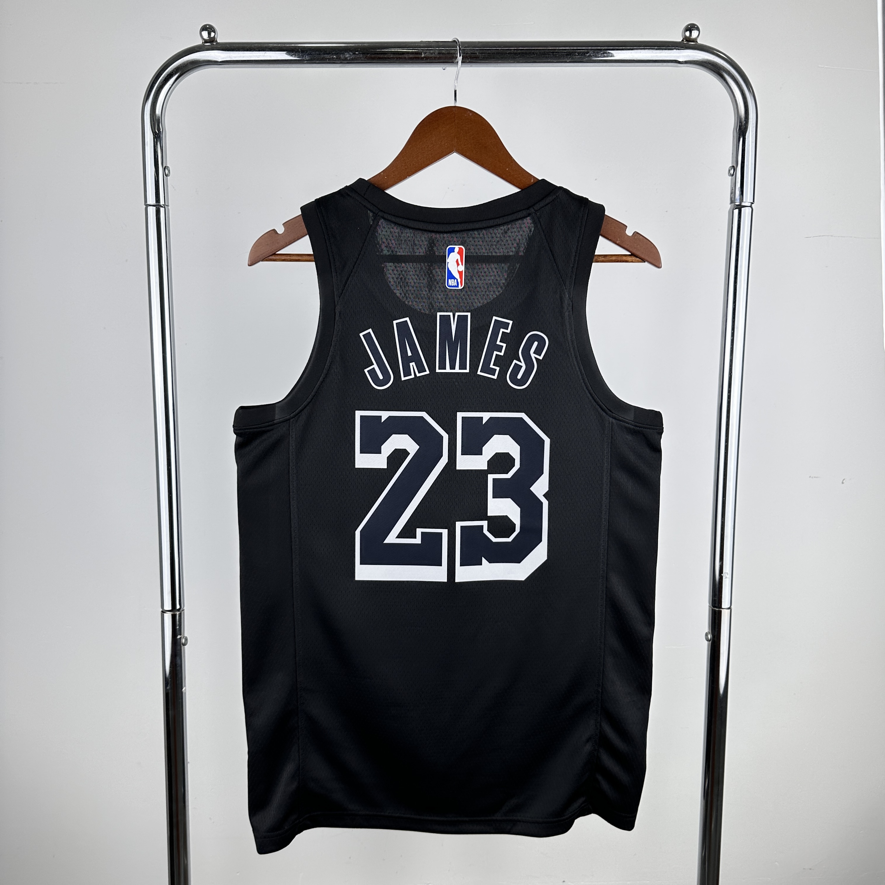 Men Los Angeles Lakers #23 James Black Glory edition NBA 2024 Jersey